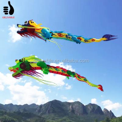 China OEM Chinese Traditional Nylon Giant 10m 3D Dragon Inflatable Kite For Adults From Weifang Factory for sale