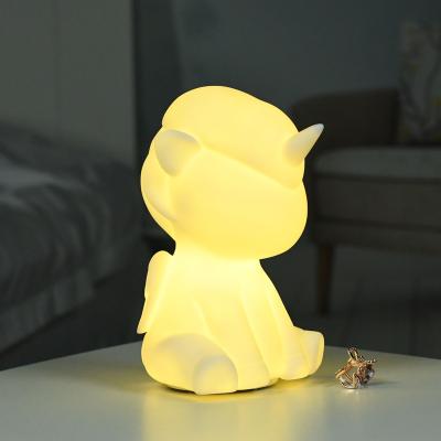 China OEM Modern Multicolor PVC Switch Control Kids Bedside LED Night Light For Nursery for sale