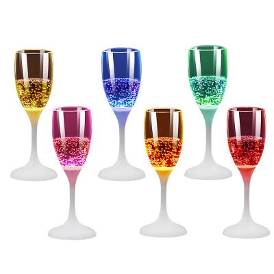 China OEM wholesale plastic tragos vasos de plastico Para de led creative style flashing light con lux occhiali led glow cups for party for sale