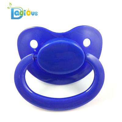 China Hot selling BPA abdl pacifier free adult custom large size silicone adult pacifier Amazon for sale