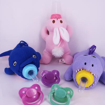 China BPA Free Hots Selling 20 Kinds Design Cotton Adult Feeding Bottle Cover With Adult Teat / Nipple for sale