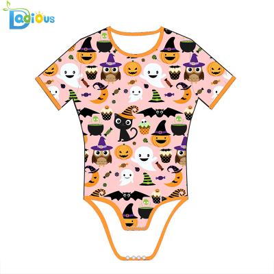 China Halloween Baby Onesie Button Crotch Crotch Jumpsuit Women Adult Sleepwear 95% Cotton 5% QUICK DRY Spandex for sale