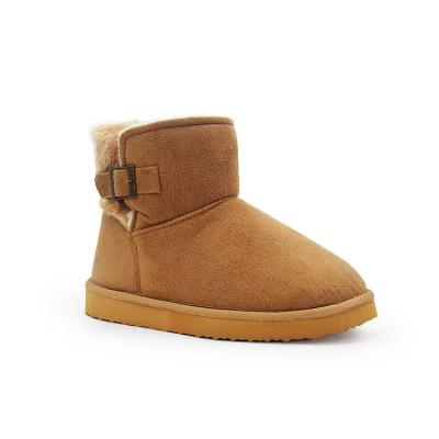 China Lit 2021 Wholesale Custom Color Warm Soft Inside Fashion Winter Fur Striping Snow Boots For Women And Kids for sale