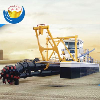 China Desilting Premium Hydraulic River Sand Cutter Suction Dredger Boat For River Sea for sale