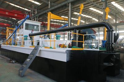 China Desilting China Non-Self Propelled 22 Inch Cutter Section Dredger for sale