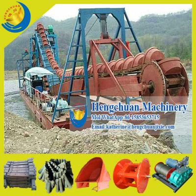 China mechanical seal high performance sand dredger boats/gold suction dredge boat pumping machine/river sand for sale 50-150 for sale