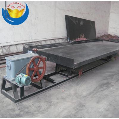 China Low Price Gold Separator Machinery Mine Shaking Table , Gold Gravity Sorters--30-60t/d Table Shaking for sale