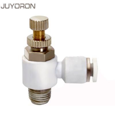 China Hotels SL White Air Hose Connector 4mm-12mm OD Pneumatic Hose Tube 1/8