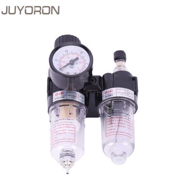 China Hotels oiler port airbrush filter union combination FRL regulator separator water oil treatment unit air compressor AFC2000 G1/4