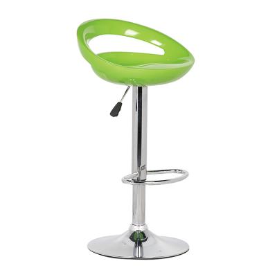 China Modern Environmental Adjustable ABS Plastic Bar Stool Chair For Bar Table for sale