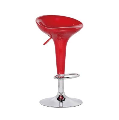 China 360 Degree Rotating ABS Adjustable Swivel Bar Stool Best Price For Base Chrome Bar Chair Use In Commercial for sale