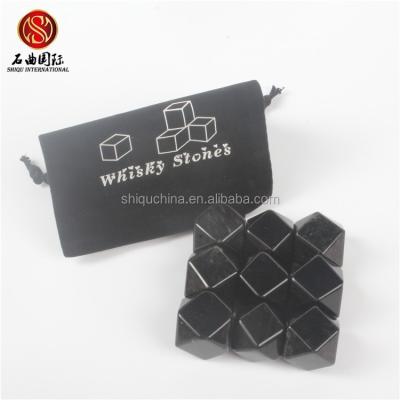 China Disposable Whiskey Stones With Ice Cube Retail Stone Rock Cooler Beer Beer Whiskey Box Gift for sale