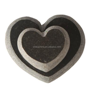 China Wholesale SQUARE Engraved Puffy Stone Europe Chakra Energey Gemstone Heart for sale