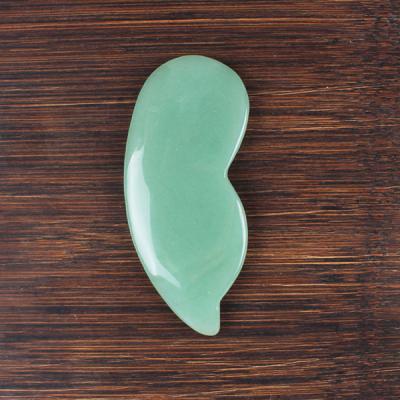 China Top Selling Green Aventurine Guasha Full Body Massage Health Care Tool for sale