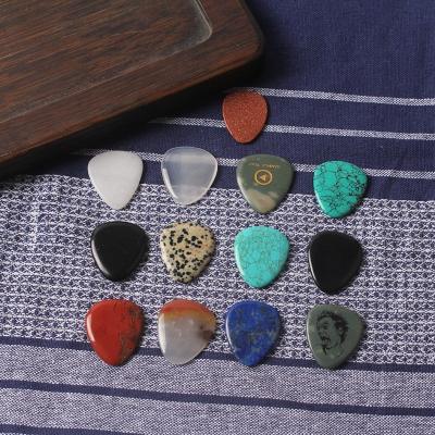 China GUITAR semi-precious stone guitar picks best gifts for guitar lovers for sale