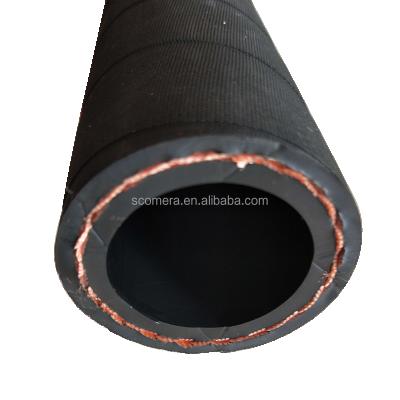 China Mud Hose Cement Rubber Hoses Concrete Pump Flexible Hose Optional for sale