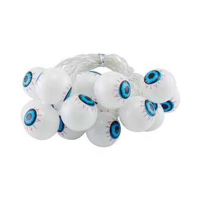 China Outdoor and Indoor Battery Operated Fairy Lights String Eyeball Halloween Garden 20 LED Party Decorations for sale