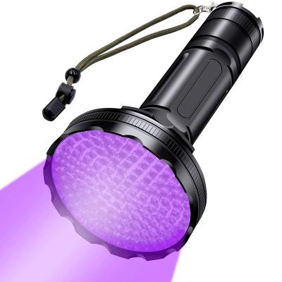 China Pet Urine Scorpion Detectors UV Black Light Torch 128 LED 395nm Wavelength Blacklight Camping Led Flashlight for sale