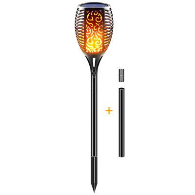 China Garden.Lawn.Villas.Park.Yard 54LED Solar Torch Lights Outdoor Waterproof Solar Garden Pathway Lawn Light with Dancing Flame Flickering Lamps for sale