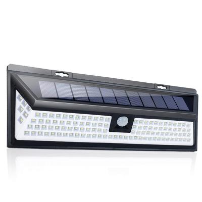 China Outdoor Security Waterproof IP65, Super Bright Wireless Motion Sensor 118 LED Lights Outdoor Solar Wall Lights Wireless Lights With 3 Mode Optional for sale