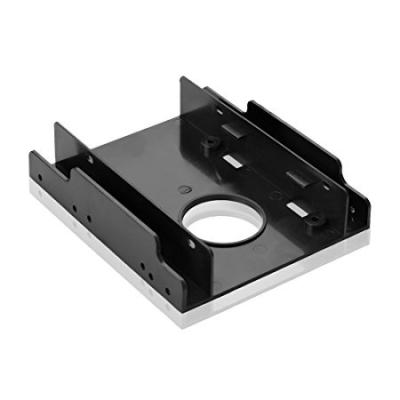 China ABS Plastic HDD SSD / Frame Support 2.5inch HDD / SSD 3.5 To Bay HDD Adapter Holder for sale