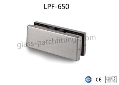 China Rectangle Shaped Glass Patch Fittings 100kg Bearing Weight Square Connecting Clamp for sale