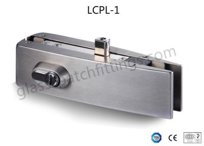 China High Security Computer Keys Corner Patch Lock , Glass Door Accessories With Strike Plate for sale