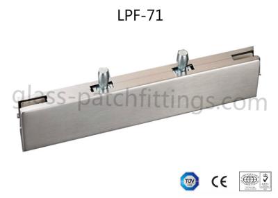 China 2 Pivot Frameless Glass Door Patch Fittings Connecting Glass To Glass Door for sale