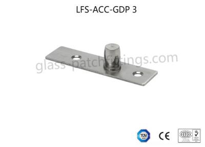 China Stainless Steel Top Pivot Frameless Glass Door Patch Fittings Corrosion Resistance for sale