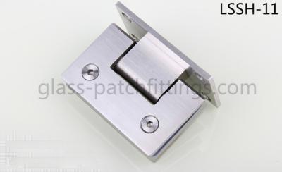 China 304 / 316 Grade Shower Door Hinges PSS / SSS Finish Good Structural Performance for sale