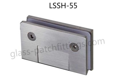 China Single Bathroom Hydraulic Patch Fitting Wall To Glass Bracket Highly Automated Production for sale