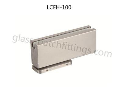 China Glass Door Hydraulic Patch Fitting Easy Installation With Base Seat Adjustable for sale