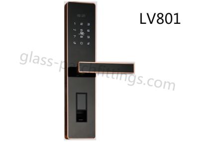 China LCD Screen Door Lock With Fingerprint Reader , Fingerprint Keypad Lock 500 DPI Resolution Rate for sale