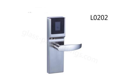 China High Burglarproof Key Card Door Lock For Hotels , Keypad Fingerprint Lock MABUCHI Micro Motor for sale