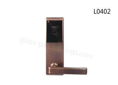 China Chrome Finish Hotel Electronic Door Locks 3 Million Closing Force Metal Structure for sale