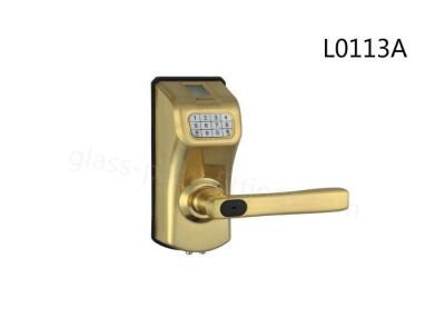 China Office Fingerprint Smart Glass Door Lock DSP Digital Signal Processing Chip CE Approved for sale