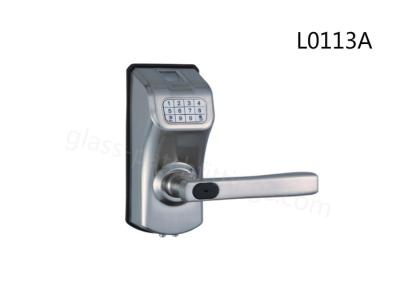 China OLED Display Keyless Entry Door Lock 500 DPI Resolution For 40mm - 55mm Wooden Door for sale