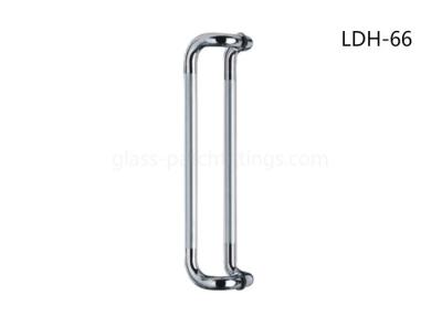 China Polished Chrome Door Handles , Push Pull Door Hardware Better Screw Connection for sale