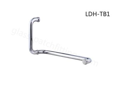 China Frameless Shower Glass Door Handles Towel Bar Handle Superior Aesthetics Handling Design for sale