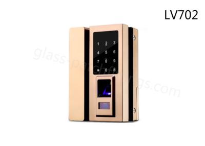 China Biometric Glass Door Security Locks 360° Finger Point No Drilling Required for sale