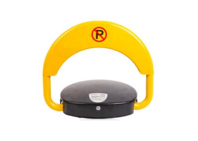 China Yellow Appearance Automatic Parking Lock Steel Arm Reserved Weight Resistance 5 Tons for sale