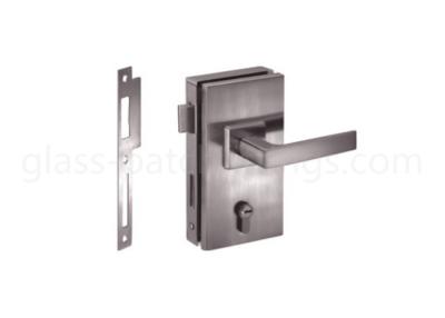 China Anti Corrosion Glass Door Lock SUS 304 / 316 With Latch Bolt Strike Plate for sale