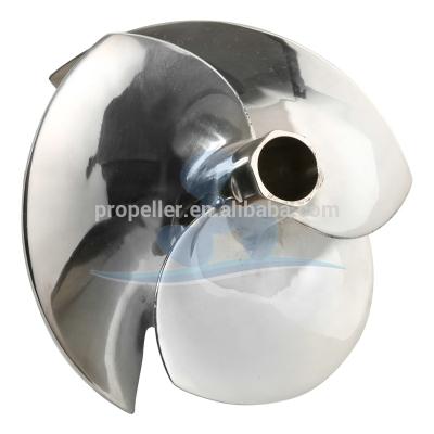 China Jet Ski Pumps ISO Certificate Three Blade Stainless Steel Racing Jet Ski Impeller For Water Scooter for sale