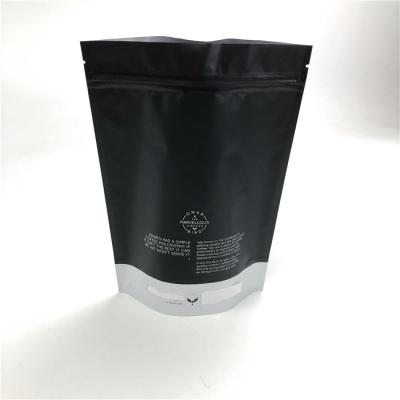 China Custom Security Packaging Zipper Stand Up Aluminum Foil Pouch Bag Food Packing Plastic Bags For Coffee Bean for sale