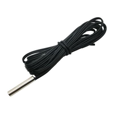 China Factory direct sales B3950 10K NTC thermistor air conditioning temperature sensor HXQ-B3950-10K-L10000 connector 10m With with connector for sale