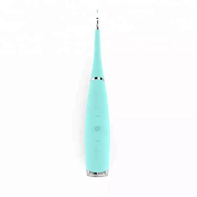 China Battery Operated Rechargeable Sonic Dental Scaler Machine Factory Price Dental Stain Remover Brush for sale