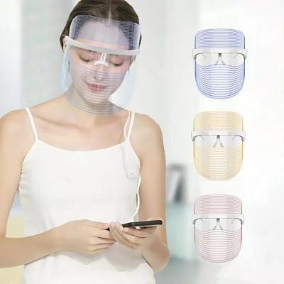 China Red Acne Treatment Photon Therapy Skin Care In Face Korea Approved Color Beauty Facial Mask Led Light for sale