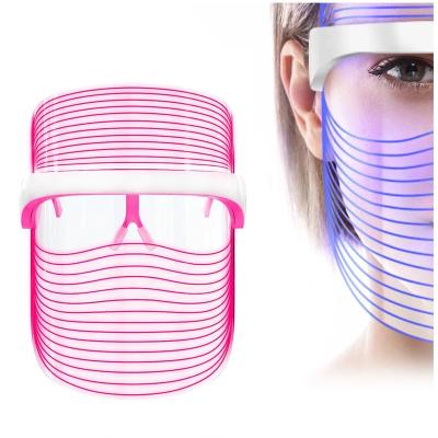 China Anti Aging Face Mask 3 Color Acne Treatment Therapy Facial Mask Led Light Shield Mask for sale