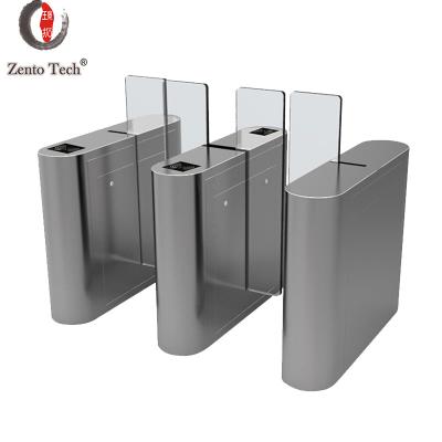 China Zento Factory Supermarket Entrance Door Equipment Face Recognition Machine Biometric Access Control System Sliding Turnstile ZT-957 for sale