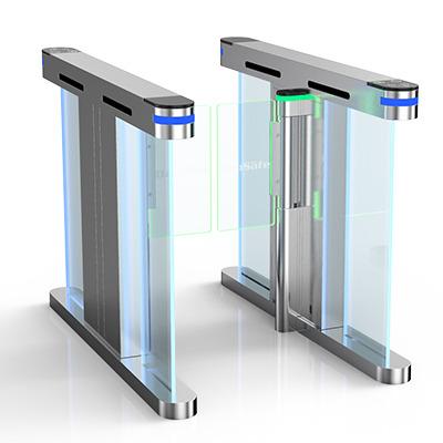 China 304 stainless steel biometric access control system speed swing turnstile gate, access control gate swing barrier for sale